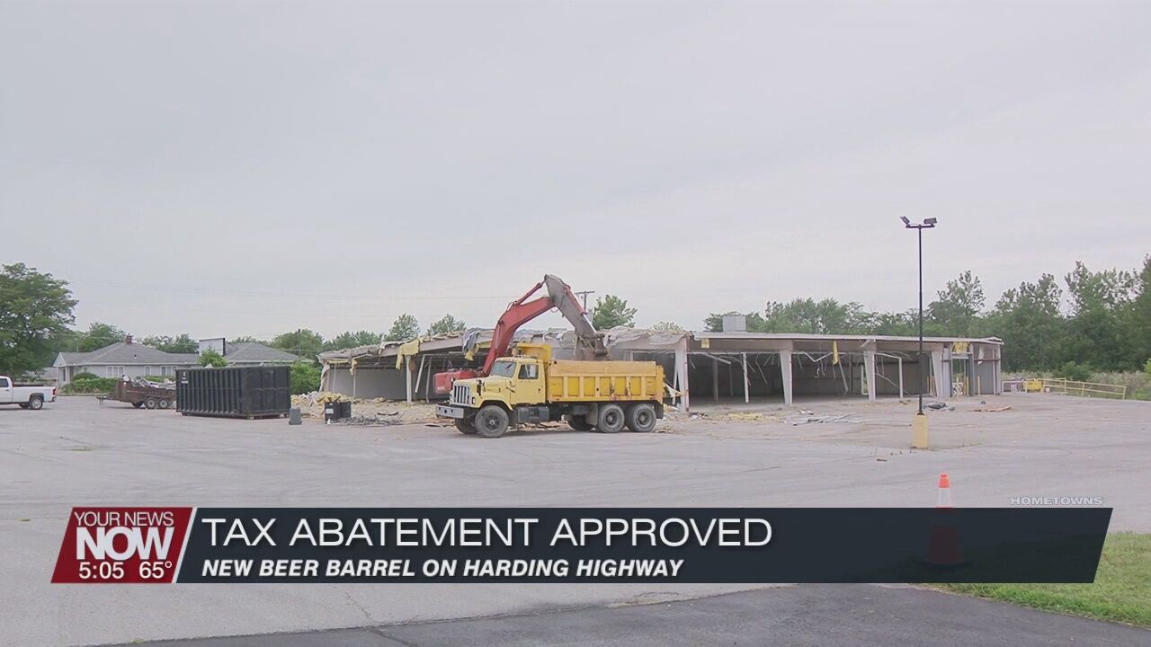 Tax abatement approved for new Beer Barrel on Harding Highway